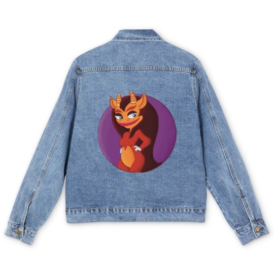 Discover Netflix Big Mouth Connie the Hormone Monstress Men's Denim Jackets