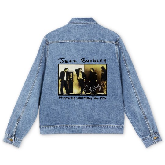 Discover Jeff Buckley Mystery White Boy Tour 1995 Music Tour Men's Denim Jackets