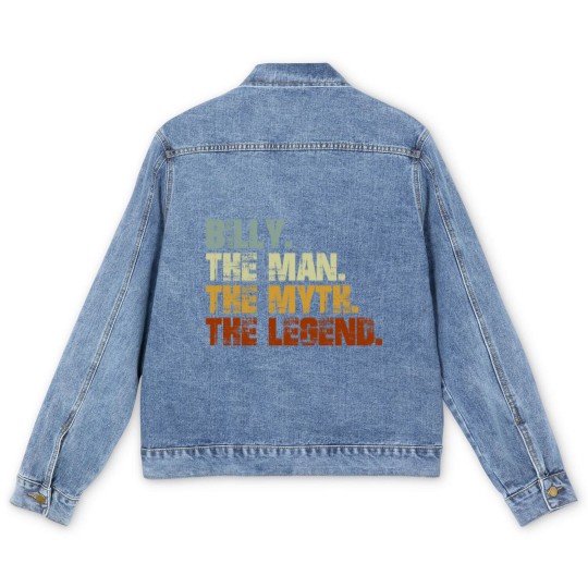 Discover Billy The Man The Myth The Legend - Billy - Men's Denim Jackets