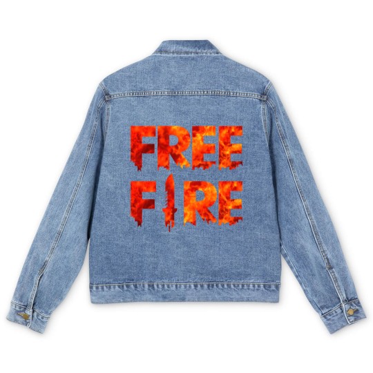 Discover Garena Free Fire Men's Denim Jackets