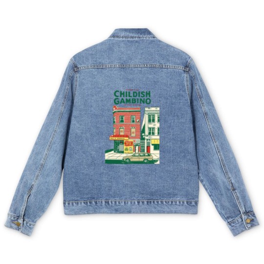 Discover Childish Gambino This is America Hip-Hop Funk Unisex Men's Denim Jackets