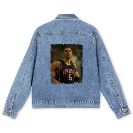 Discover Jason Kidd - Vintage Design Of Basketball Men's Denim Jackets