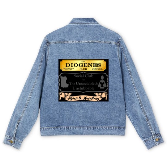 Discover Mycroft Holmes - Diogenes Club - For The Unsociable  Unclubbable Men's Denim Jackets