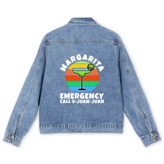 Discover Margarita Emergency Men's Denim Jackets
