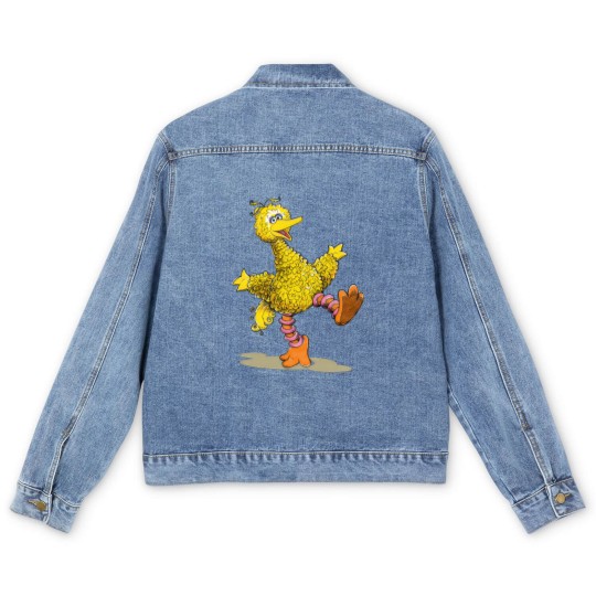 Discover Retro Art Big Bird Men's Denim Jackets