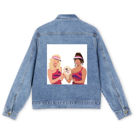 Discover SNL Super Showcase Maya Rudolph and Kristen Wiig Men's Denim Jackets