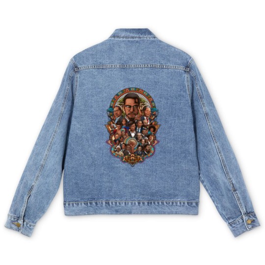 Discover Black History Month Men's Denim Jackets, Black History Men's Denim Jackets