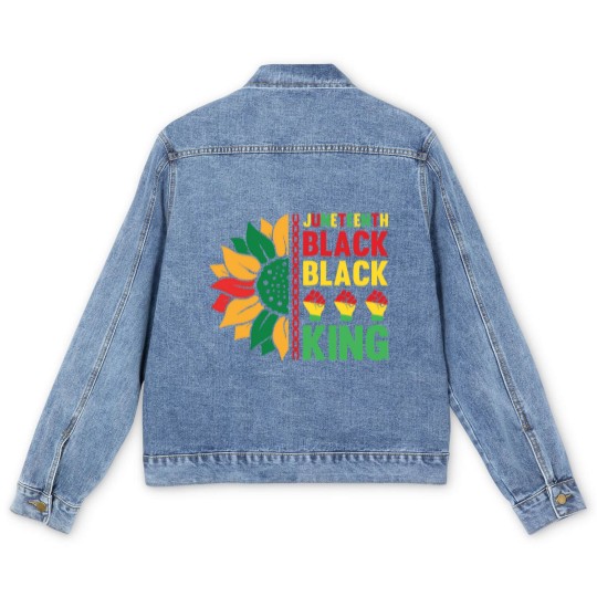 Discover Juneteenth 2023 Celebration, Black Independence Day Unisex Men's Denim Jackets, Freeish Men's Denim Jackets