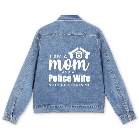 Discover Police girlfriend police wife Men's Denim Jackets police wife Men's Denim Jackets