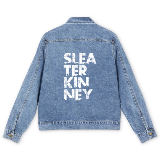 Discover Sleater-Kinney Tri-blend Men's Denim Jackets