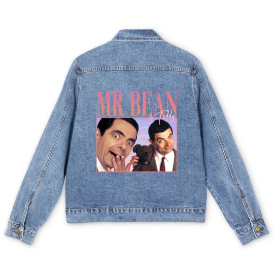 Discover 90_S Retro style Mr Bean Men's Denim Jackets