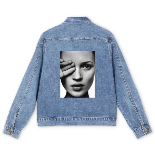 Discover Kate Moss Portrait Men's Denim Jackets