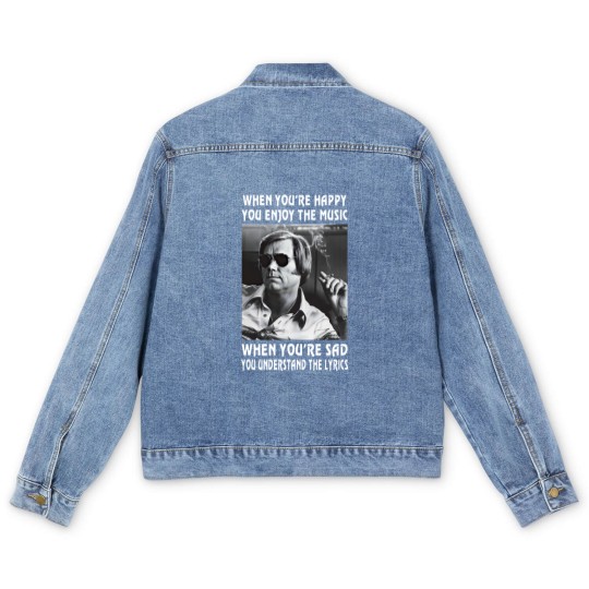 Discover George Jones Retro George Men's Denim Jackets