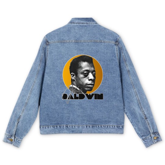 Discover Retro James Baldwin Gold Tribute - James Baldwin - Men's Denim Jackets