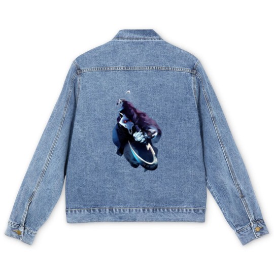 Discover Death-Big Bad Wolf From Puss In Boots-Puss In Boots The Last Wish Active Men's Denim Jackets