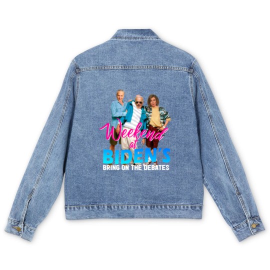 Discover Biden at Weekend Biden at Weekend Abolish Malarkey Abolish Malarkey Men's Denim Jackets