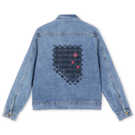Discover Ukrainian Embroidery Men's Denim Jackets