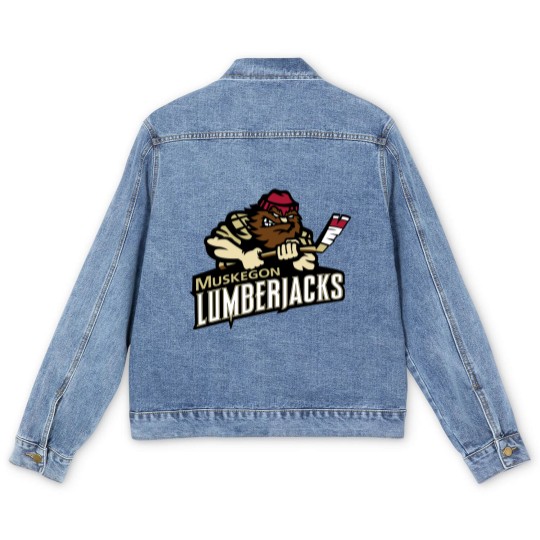 Discover Muskegon Lumberjacks Hockey Club Men's Denim Jackets