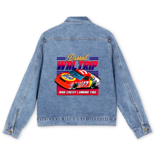 Discover Darrell Waltrip 90s Retro Men's Denim Jackets