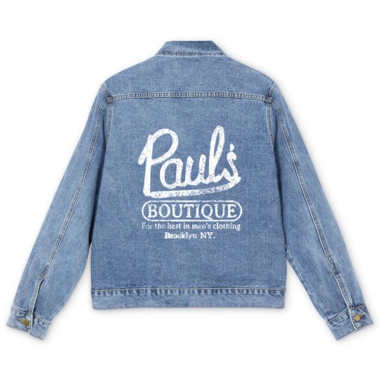 Discover Brand New Distressed Beastie Old school New York Paul's Men's Denim Jackets