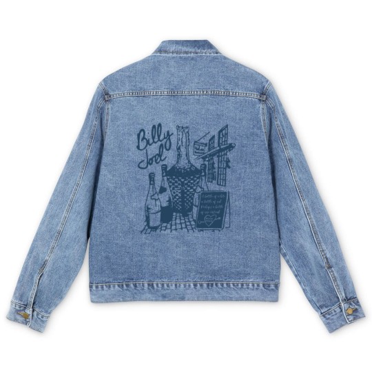 Discover Vintage Billy Joel Concert Crewneck Unisex Men's Denim Jackets