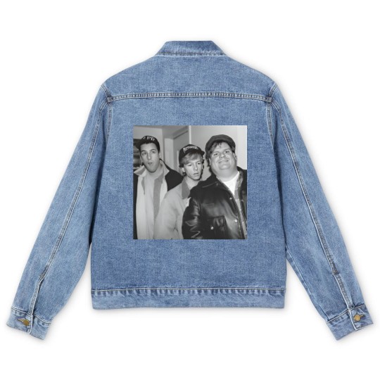 Discover Vintage Adam Sandler Men's Denim Jackets, Adam Sandler Movie Men's Denim Jackets, Funny Adam Sandler Men's Denim Jackets