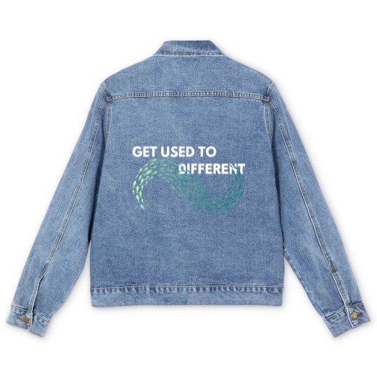 Discover Get Used To Different Chosen Fish Against The Current Men's Denim Jackets