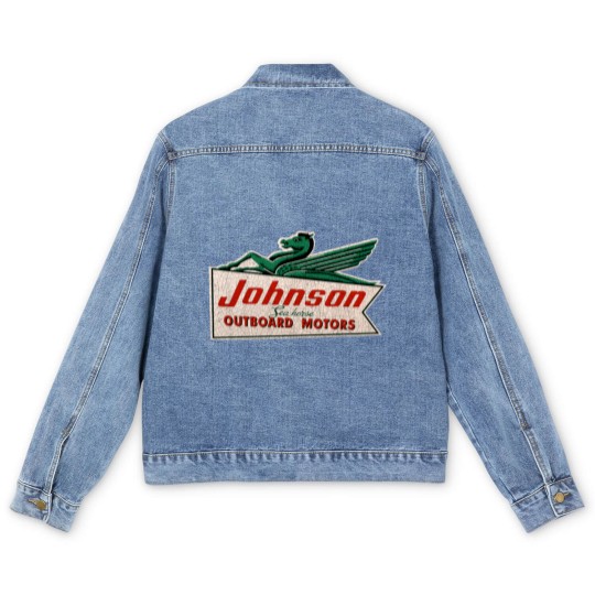 Discover JOHNSON VINTAGE OUTBOARD MOTORS USA Men's Denim Jackets
