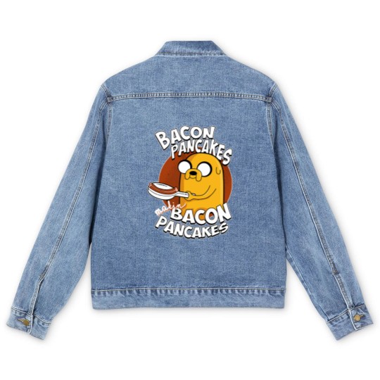 Discover Makin_ Bacon Pancakes Men's Denim Jackets