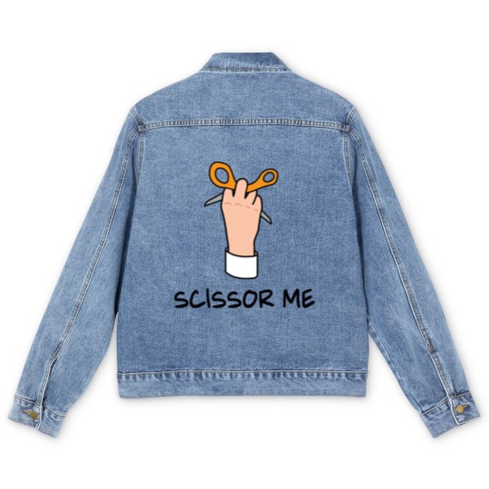 Discover The Office – Scissor Me Men's Denim Jackets