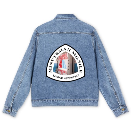 Discover Minuteman Missile National Historic Site shield Men's Denim Jackets