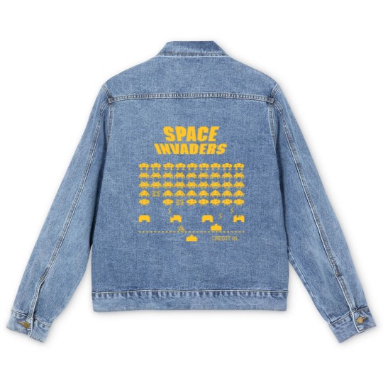 Discover Space Invaders Men's Denim Jackets