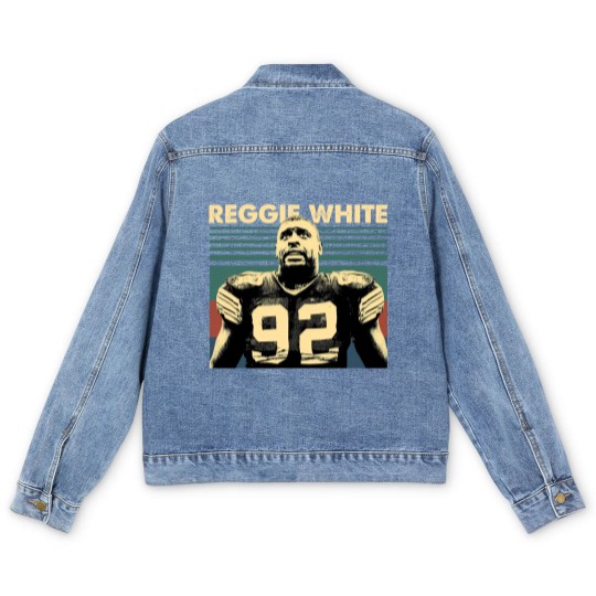 Discover Reggie White Vintage Men's Denim Jackets