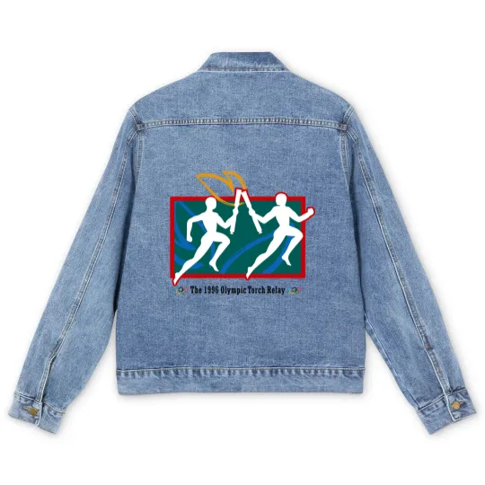 Discover 1996 Summer Olympics torch relay Men's Denim Jackets