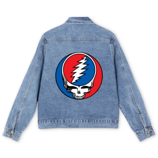 Discover Grateful Steal Your Face Men's Denim Jackets