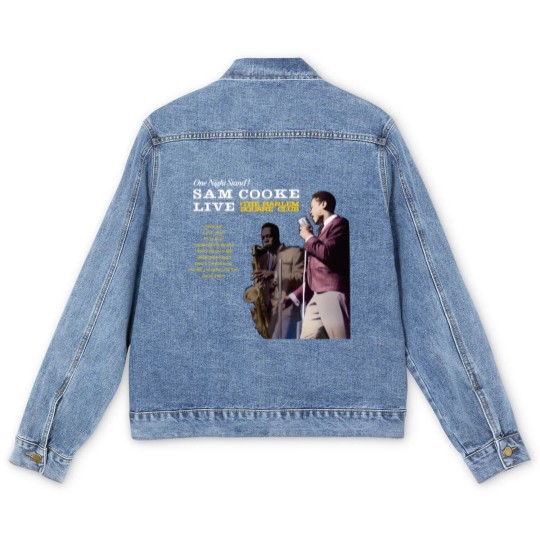 Discover Live at Harlem Square - Sam Cooke Men's Denim Jackets