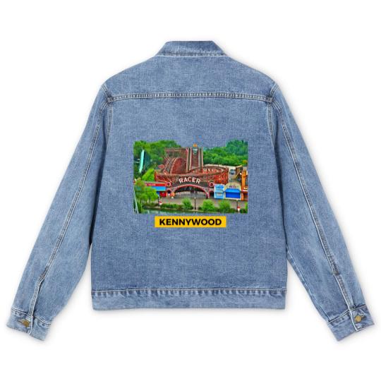 Discover Kennywood amusement park Men's Denim Jackets