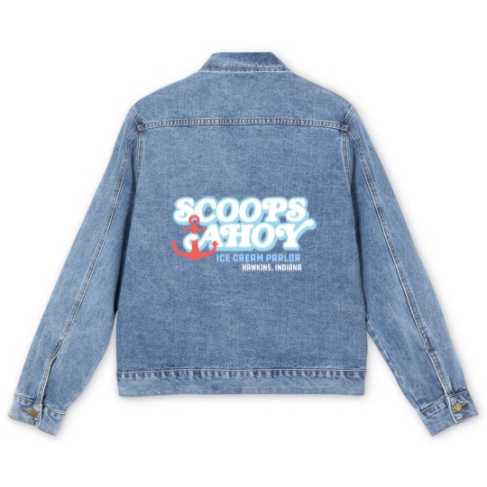 Discover Scoops ahoy ice cream Men's Denim Jackets