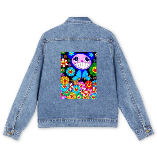Discover Murakami paint art Canvas Print Men's Denim Jackets