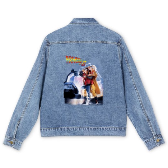 Discover Back to the Future Part II Men's Denim Jackets, Men's Women's Sizes
