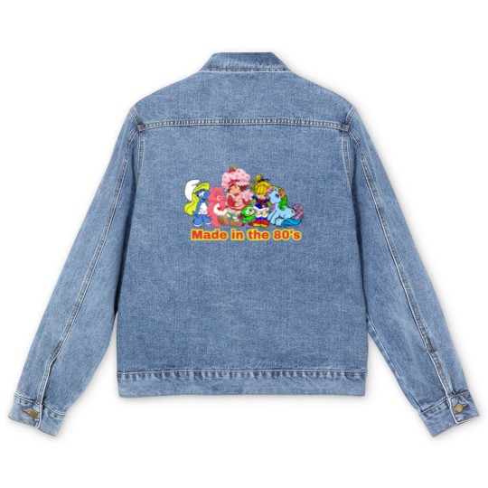 Discover Made in the 80's, 80's Kid, 80's Baby, 80's Cartoon Men's Denim Jackets