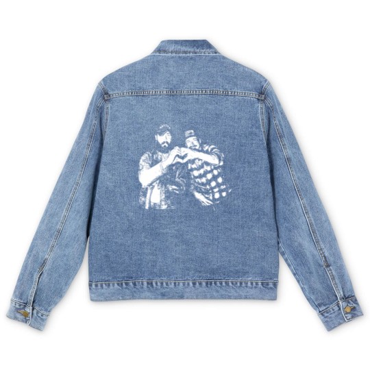 Discover I Had Some Help Wallen And Malone Men's Denim Jackets, Posty And Morgan Had Some Help Men's Denim Jackets