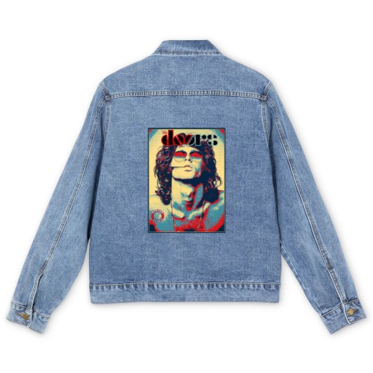 Discover The Doors Jim Morrison American Poet Rock Music Men's Denim Jackets