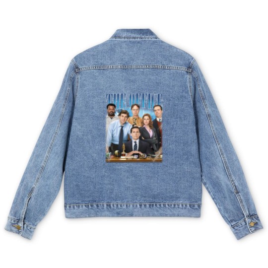 Discover Limited The Office TV Show Vintage Men's Denim Jackets