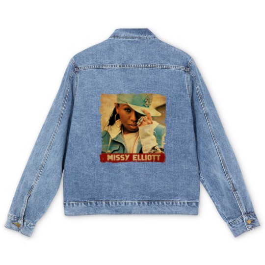 Discover Retro Style  Missy Elliot Men's Denim Jackets