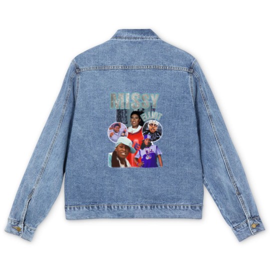 Discover Custom Missy Elliot Men's Denim Jackets Men's Denim Jackets