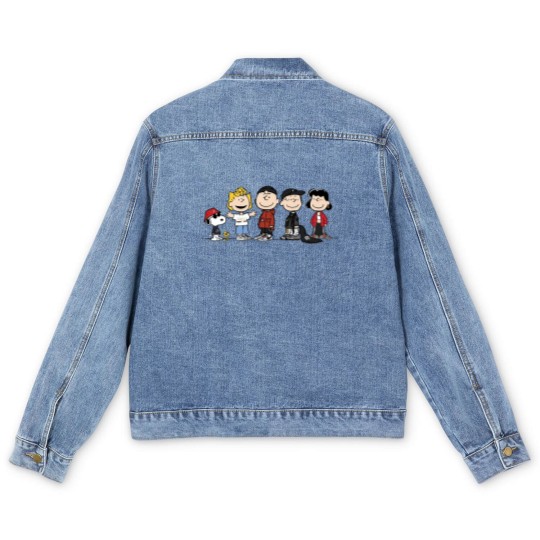 Discover Peanuts Squad - Peanuts Gang - Men's Denim Jackets