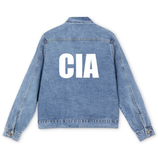 Discover Cia Central Intelligence Agency Men's Denim Jackets