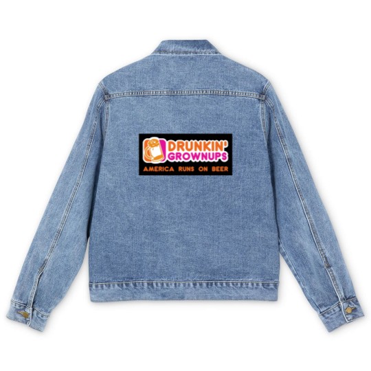 Discover Drunkin Grownups America Version Men's Denim Jackets