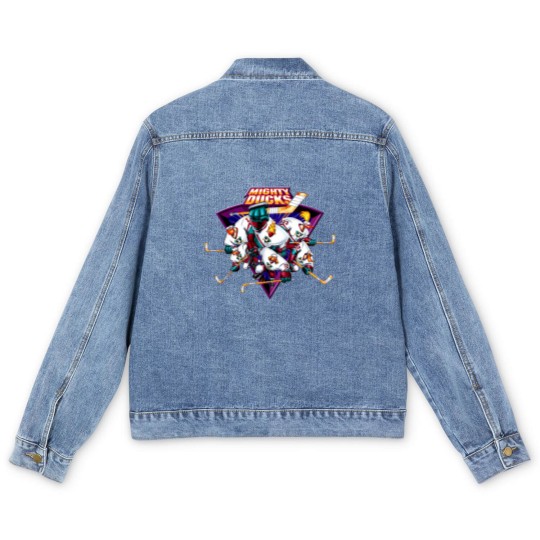 Discover the mighty ducks team Men's Denim Jackets